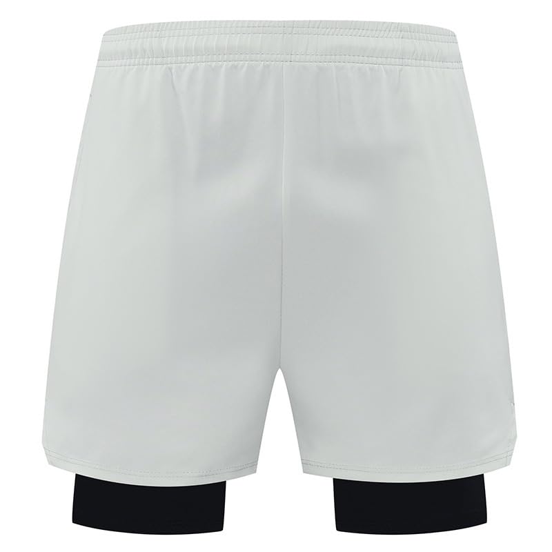 Men's 2-in-1 Quick-Dry Athletic Shorts with Liner