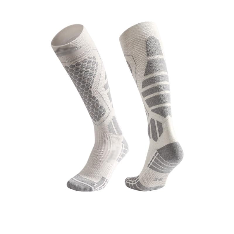 QVEZPRYX Men's Winter Warmth Women's Calf Socks Cycling Compression Stockings