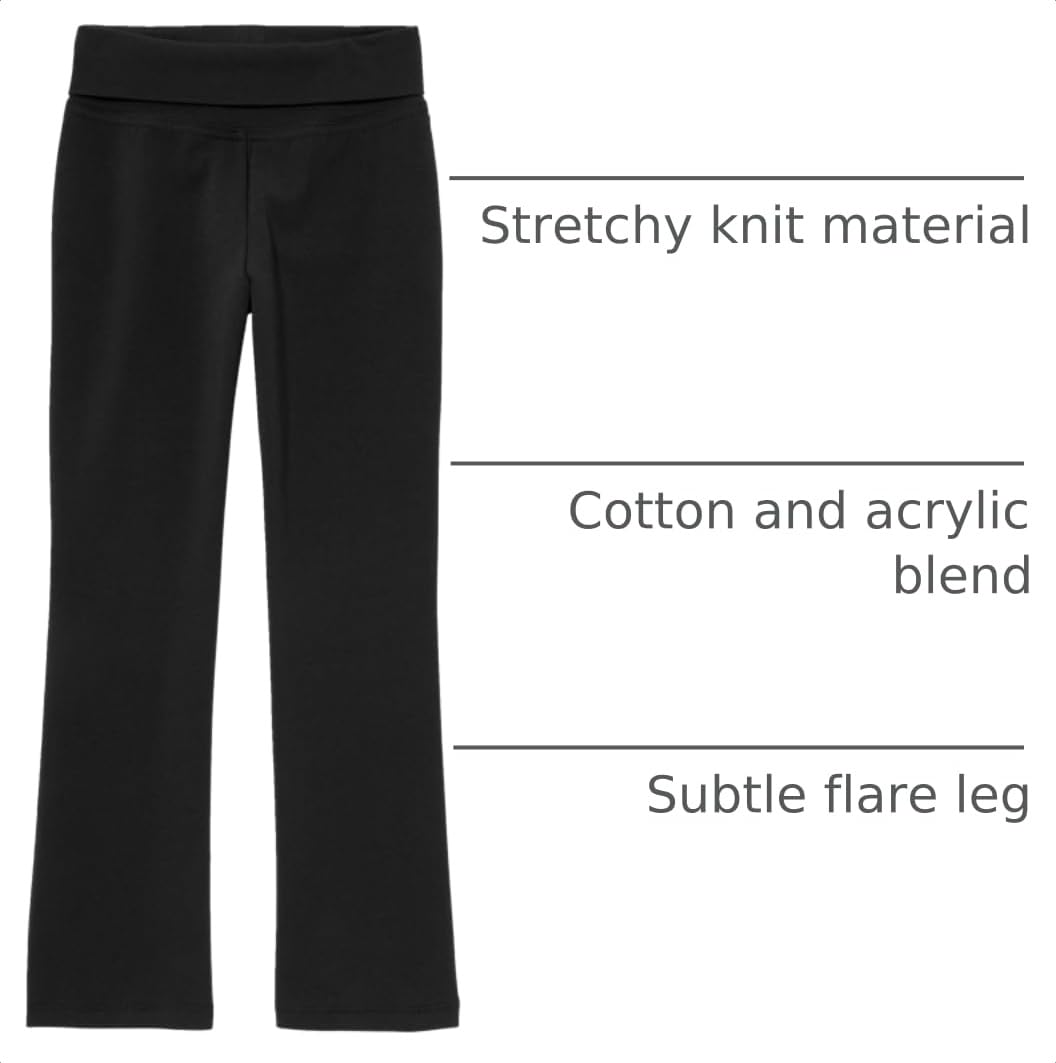 The Children's Place Girls' Active Foldover Waist Pants