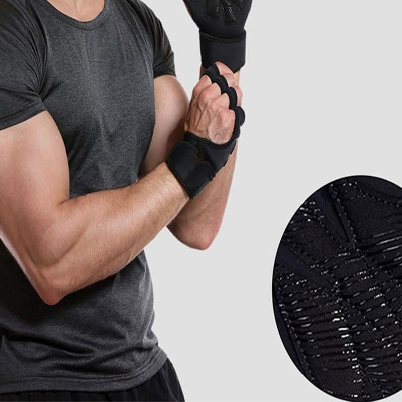 Half-Finger Weightlifting Training Gloves