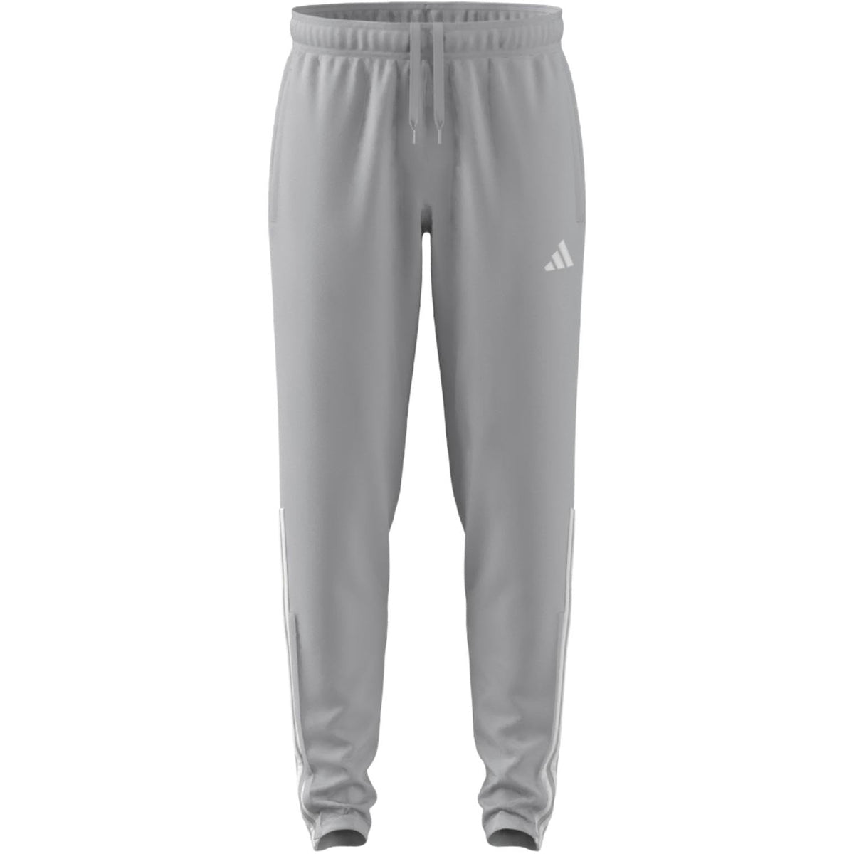 adidas Mens Sereno Aeroready Cut 3-Stripes Regular Slim Tapered Tracksuit Bottoms Training Casual Moisture Wicking - Grey
