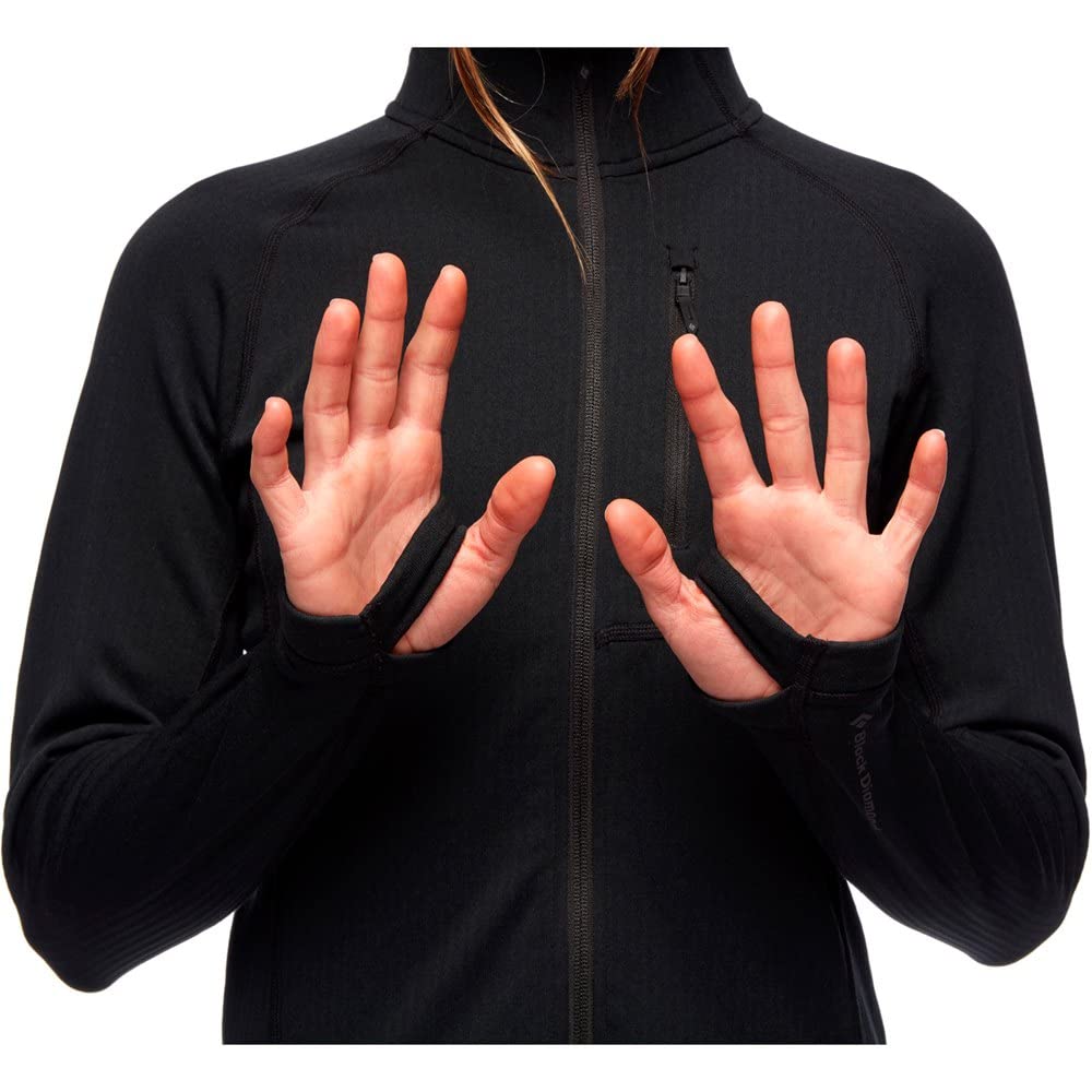 Black Diamond Equipment W Coefficient Fleece Hoody - Black - Small