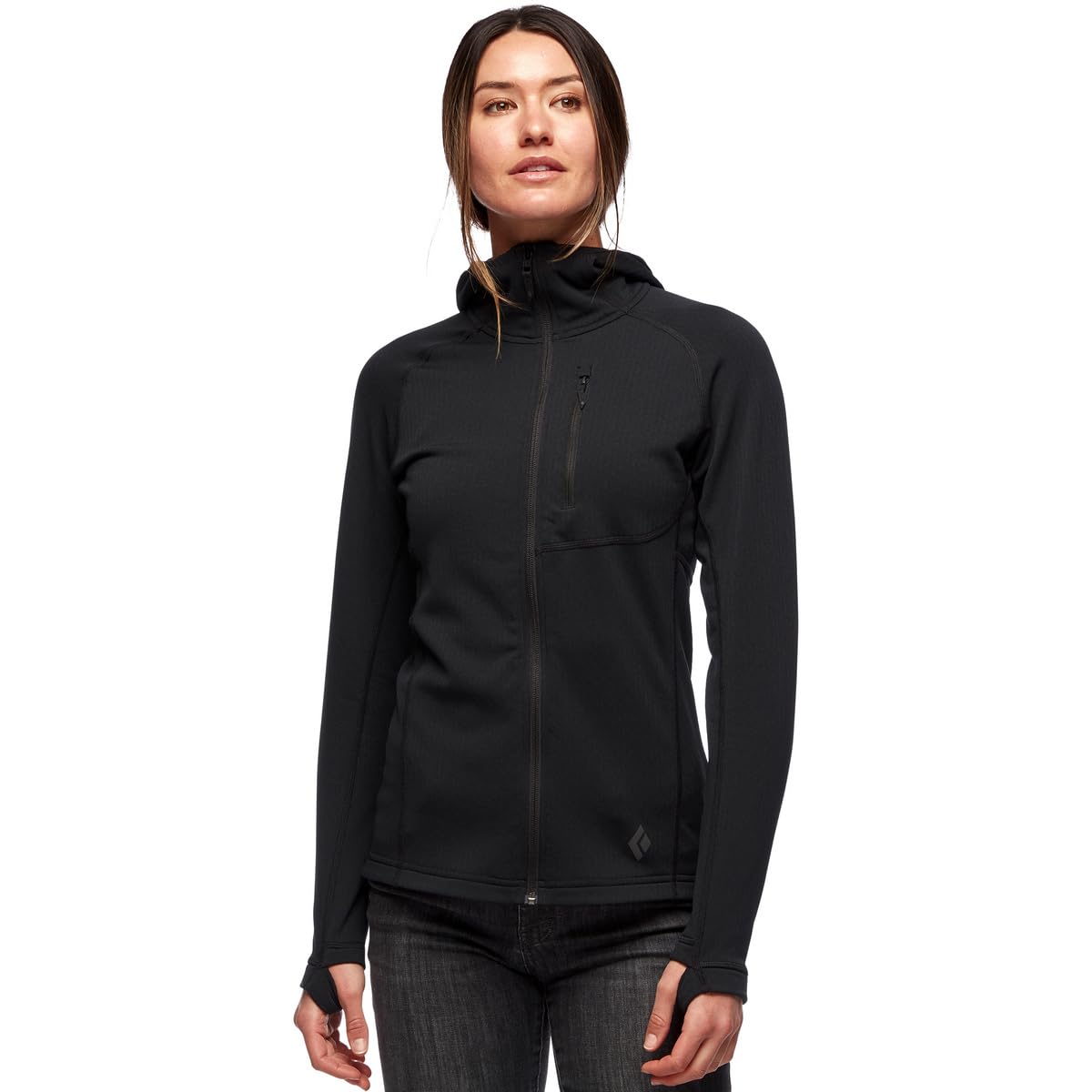 Black Diamond Equipment W Coefficient Fleece Hoody - Black - Small
