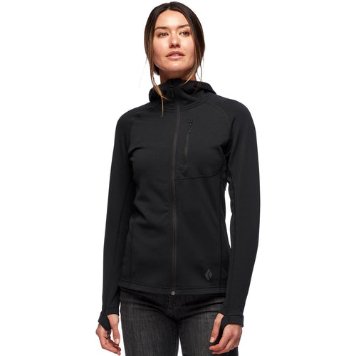 Black Diamond Equipment W Coefficient Fleece Hoody - Black - Small