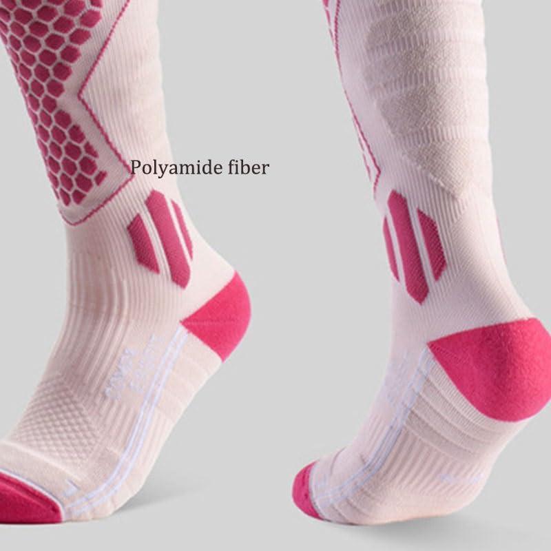 QVEZPRYX Men's Winter Warmth Women's Calf Socks Cycling Compression Stockings
