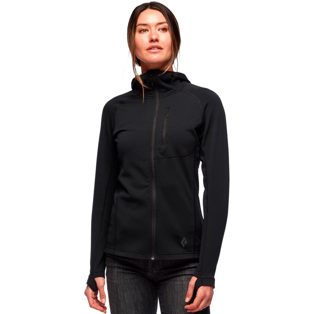 Black Diamond Equipment W Coefficient Fleece Hoody - Black - Small