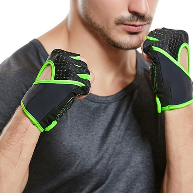 Unisex Half-Finger Weight Training Gloves