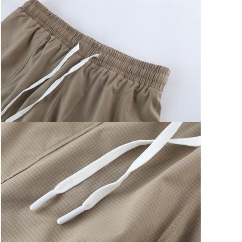 OEKFVCHVZ Men's 2 in 1 Athletic Shorts Quick Dry Lined Running for Training