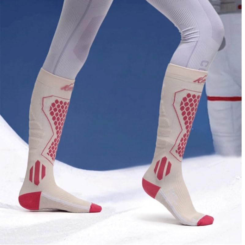 QVEZPRYX Men's Winter Warmth Women's Calf Socks Cycling Compression Stockings
