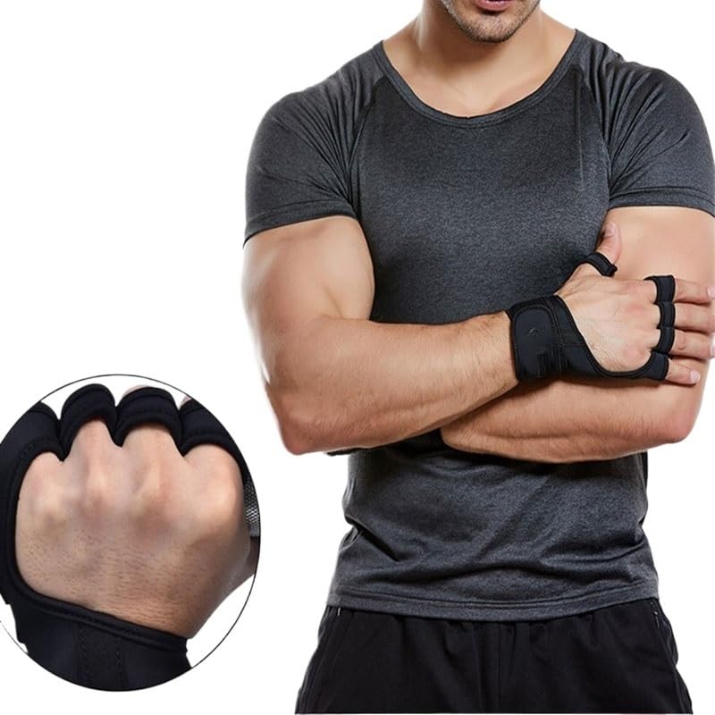 Half-Finger Weightlifting Training Gloves