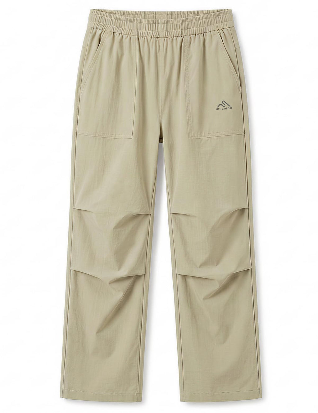 IOFLIGGA Kids Hiking Pants Quick Dry Youth Cargo Pants Girls Boys Loose Fit