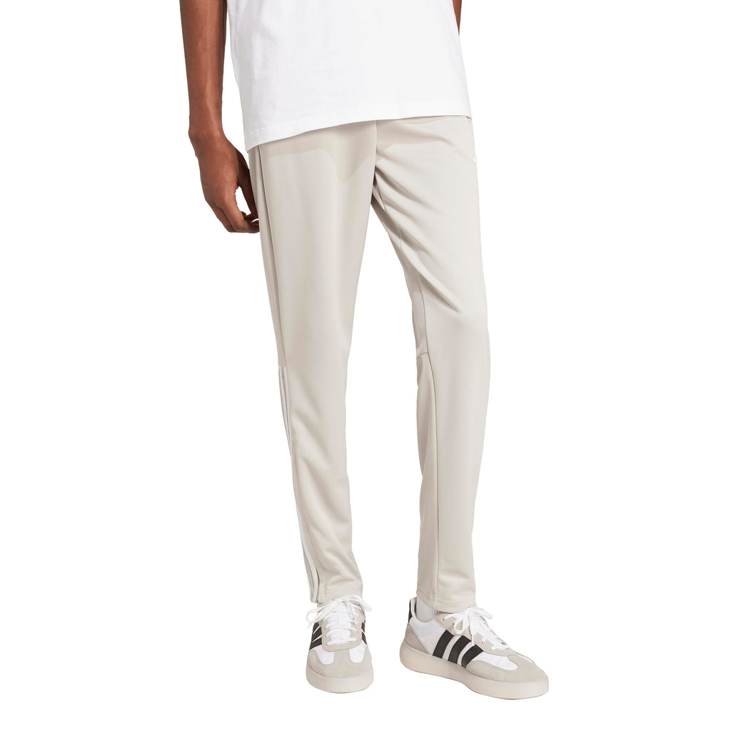 adidas Mens Sereno Aeroready Cut 3-Stripes Regular Slim Tapered Tracksuit Bottoms Training Casual Moisture Wicking - Grey