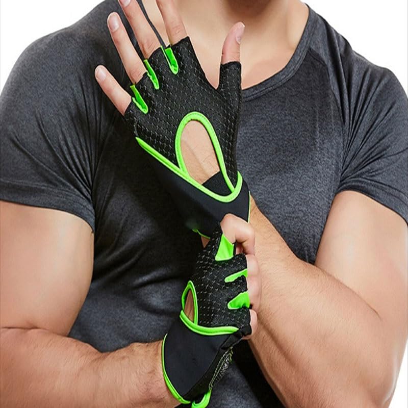 Unisex Half-Finger Weight Training Gloves