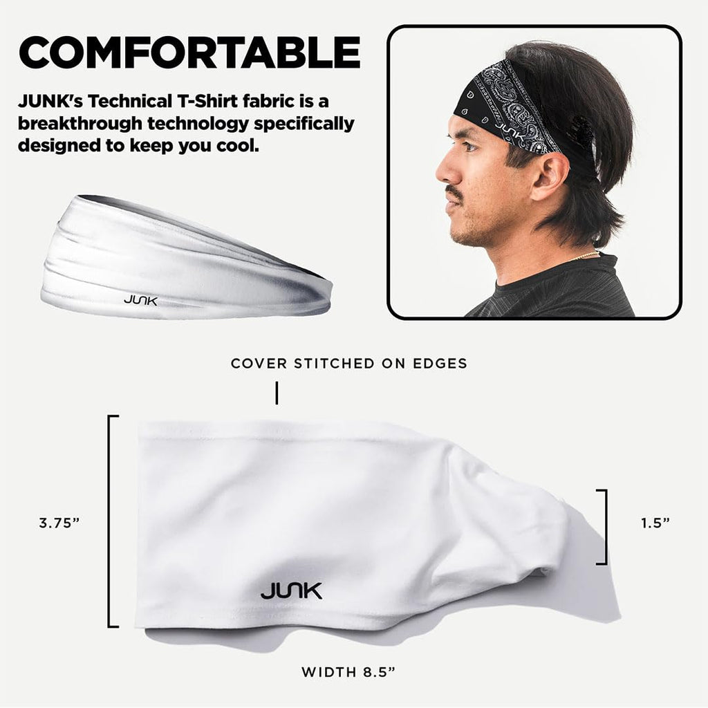 Unisex Moisture-Wicking Non-Slip Sports Headband