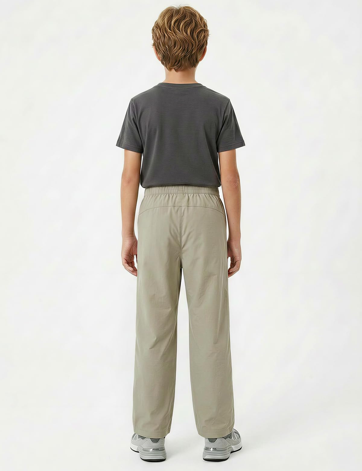IOFLIGGA Kids Hiking Pants Quick Dry Youth Cargo Pants Girls Boys Loose Fit