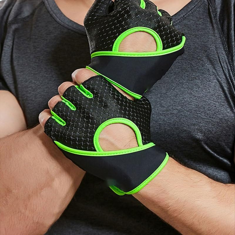Unisex Half-Finger Weight Training Gloves