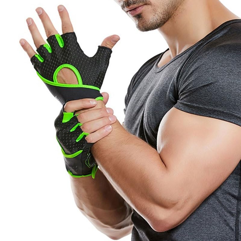 Unisex Half-Finger Weight Training Gloves