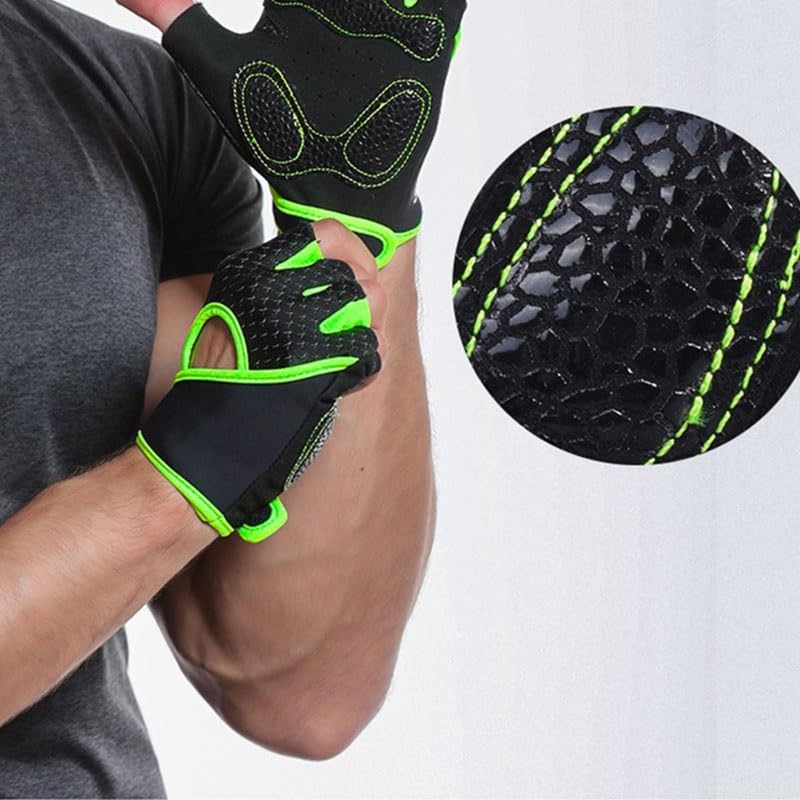Unisex Half-Finger Weight Training Gloves