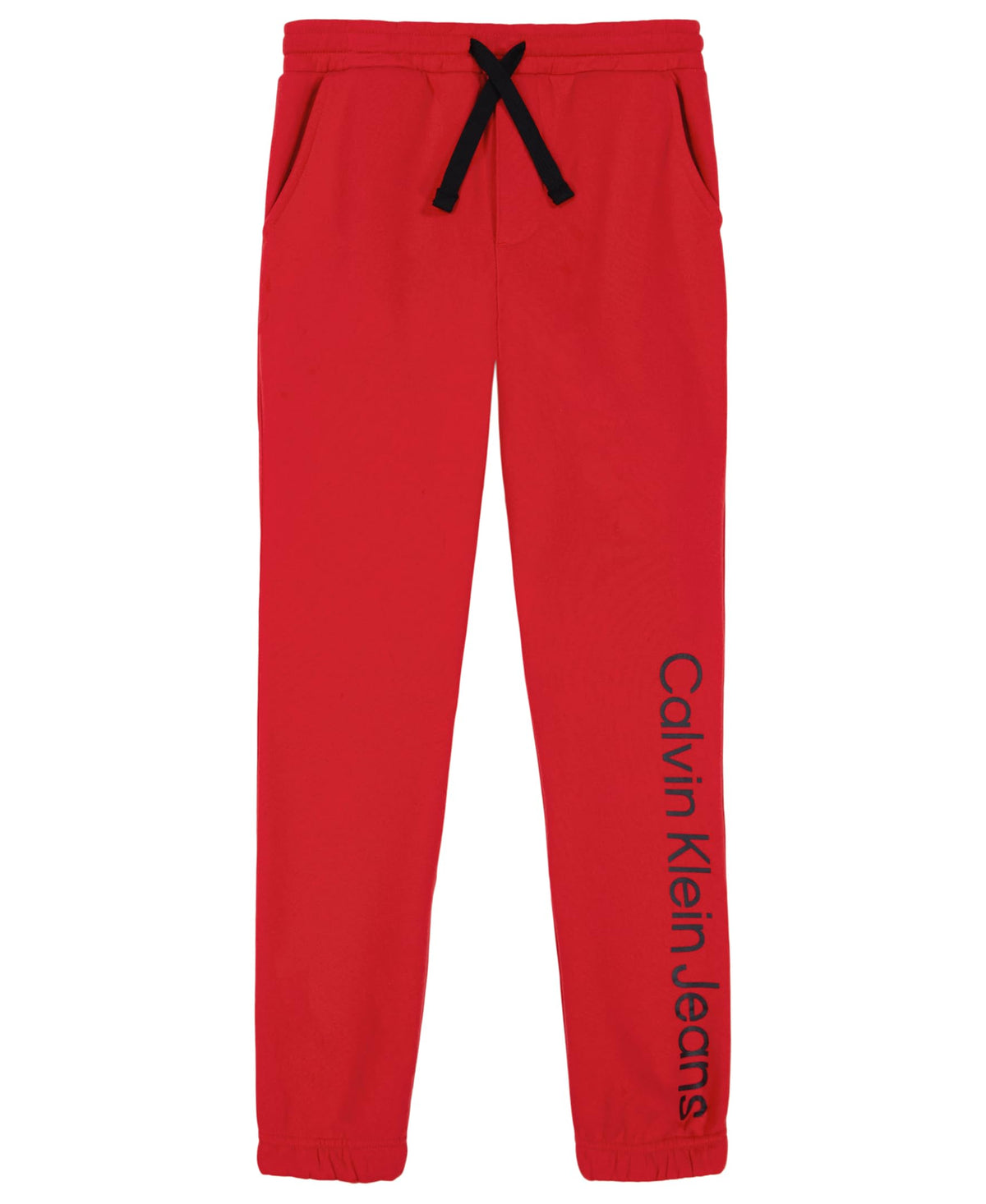 Calvin Klein Boys Pull-on Legacy Fleece Jogger Sweatpants, Drawstring Closure