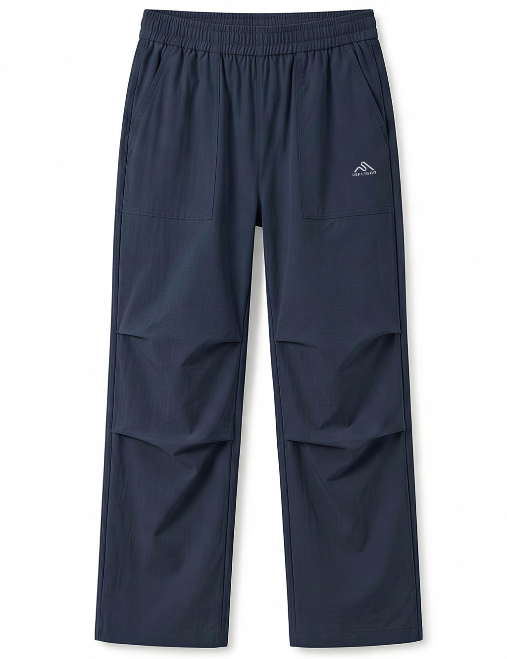 IOFLIGGA Kids Hiking Pants Quick Dry Youth Cargo Pants Girls Boys Loose Fit