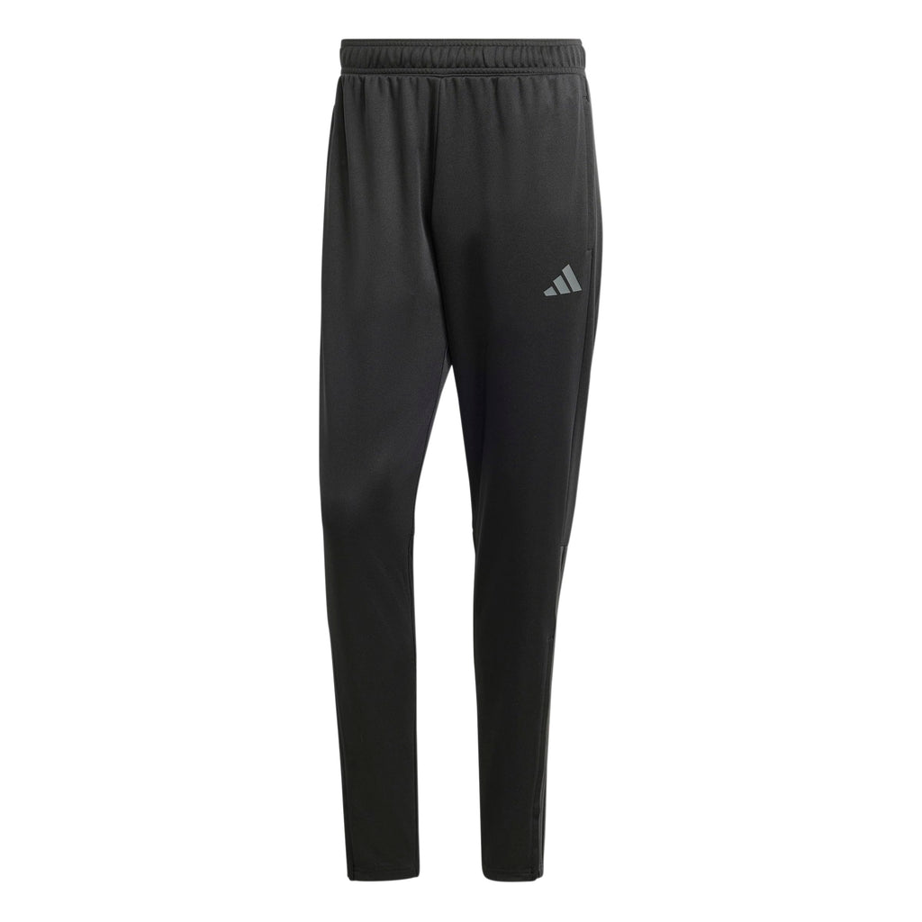 adidas Mens Sereno Aeroready Cut 3-Stripes Regular Slim Tapered Tracksuit Bottoms Training Casual Moisture Wicking - Grey