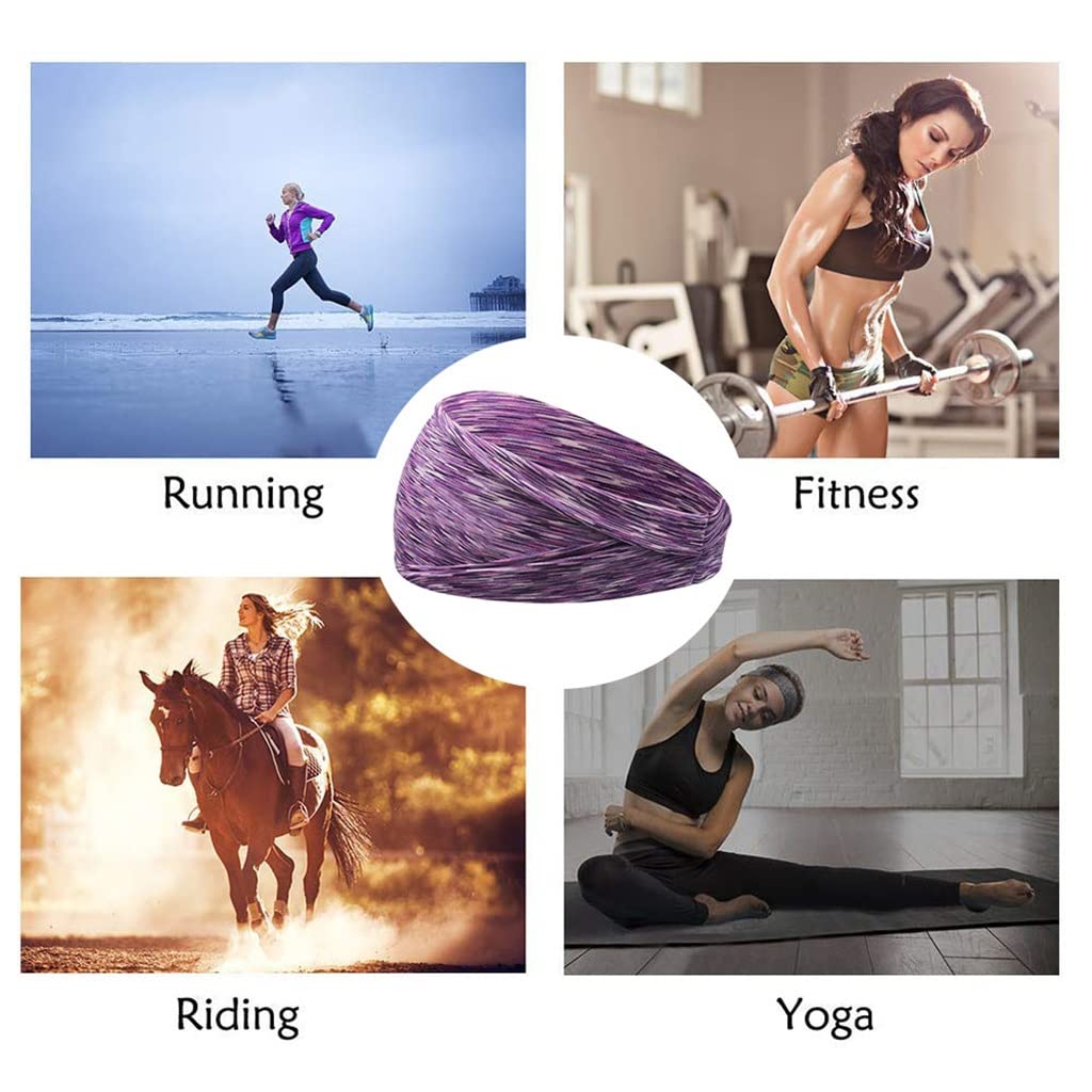 Unisex Elastic Sweat-Wicking Sports Headband