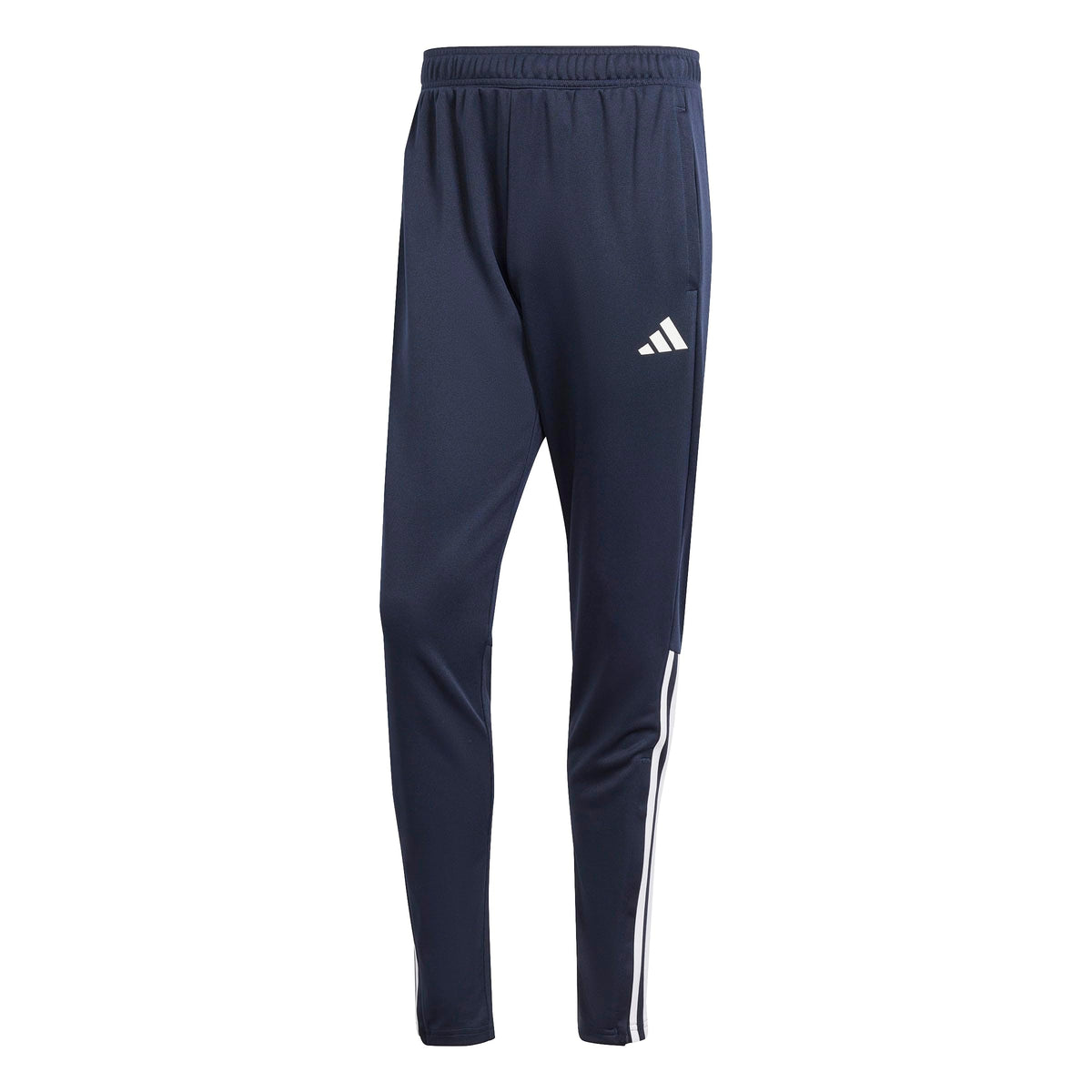 adidas Mens Sereno Aeroready Cut 3-Stripes Regular Slim Tapered Tracksuit Bottoms Training Casual Moisture Wicking - Grey