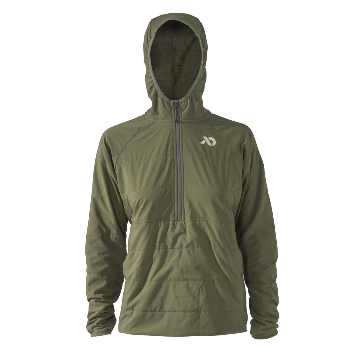 First Lite Women's Navigator Hoody | Softshell Mid Layer | Conifer | Large