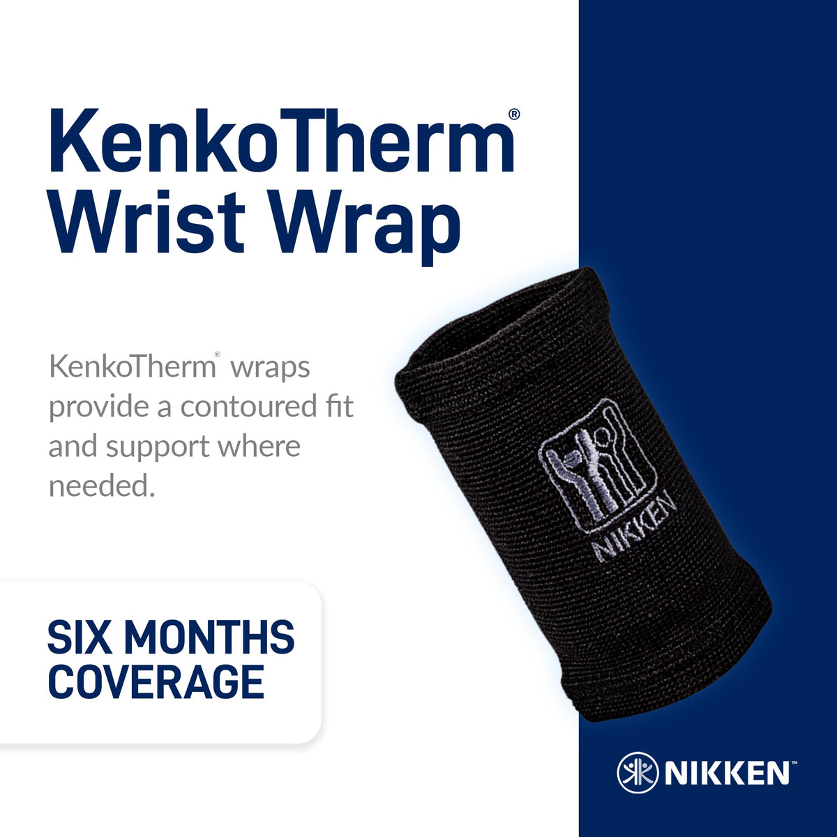 Nikken - KenkoTherm - Wrist Wrap Large - 1835