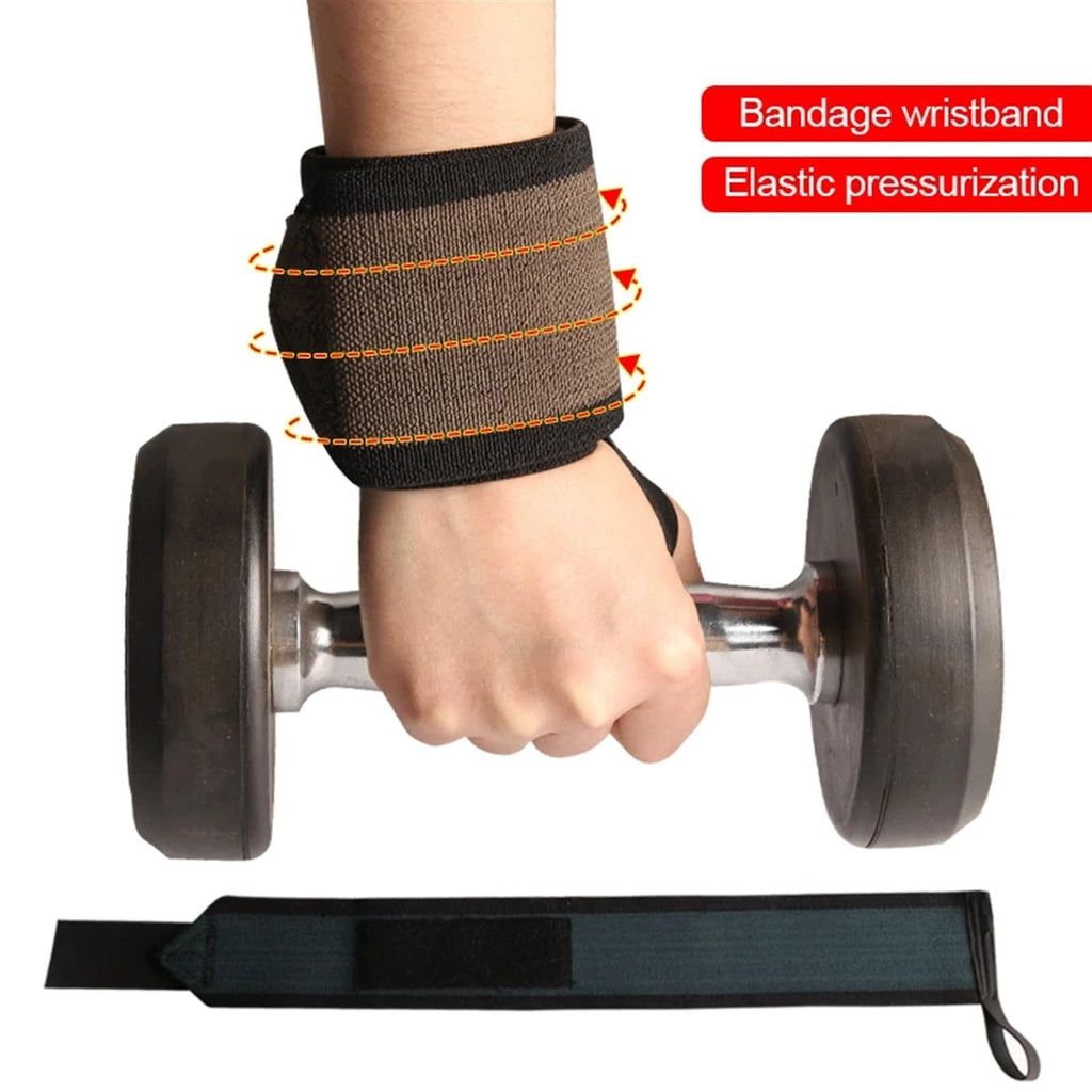 Padded Weightlifting Wrist Wraps with Thumb Support
