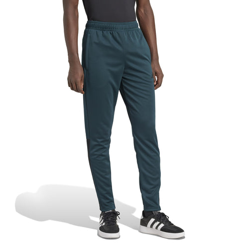 adidas Mens Sereno Aeroready Cut 3-Stripes Regular Slim Tapered Tracksuit Bottoms Training Casual Moisture Wicking - Grey