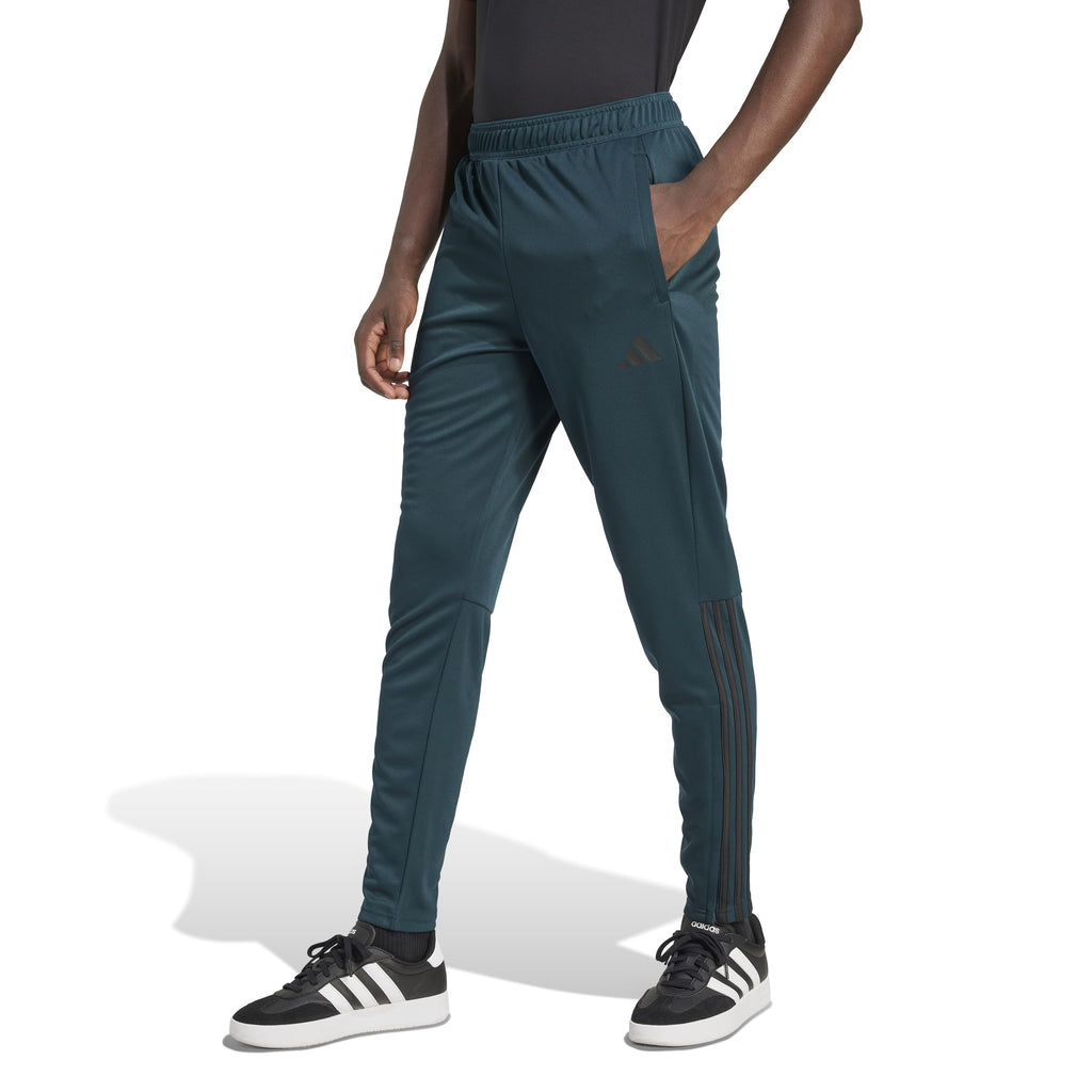 adidas Mens Sereno Aeroready Cut 3-Stripes Regular Slim Tapered Tracksuit Bottoms Training Casual Moisture Wicking - Grey