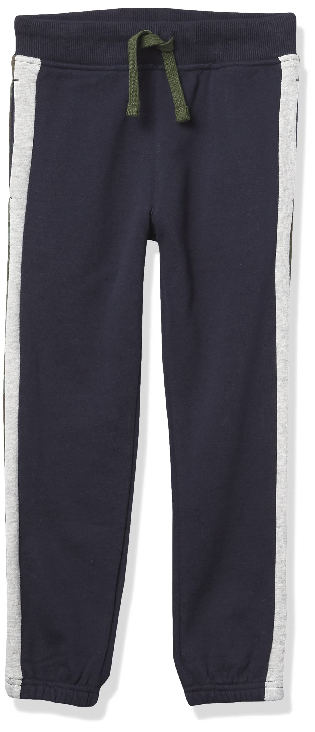 Nautica Boys Basic Fleece Jogger Sweatpants, Elastic Waistband with Drawstring Closure, Super Soft Cotton-Blend