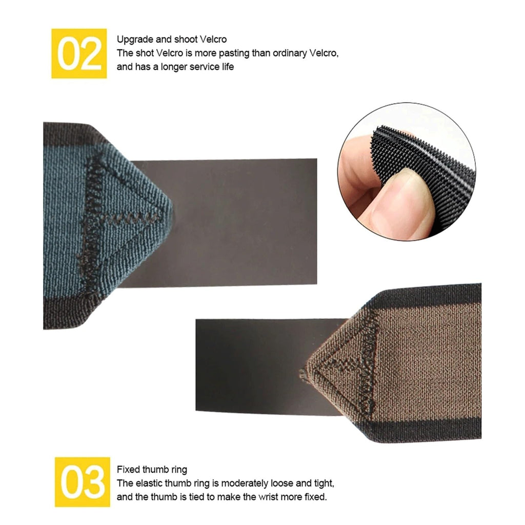 Padded Weightlifting Wrist Wraps with Thumb Support