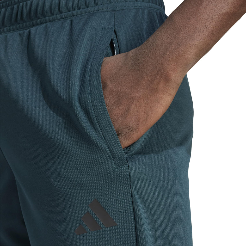 adidas Mens Sereno Aeroready Cut 3-Stripes Regular Slim Tapered Tracksuit Bottoms Training Casual Moisture Wicking - Grey